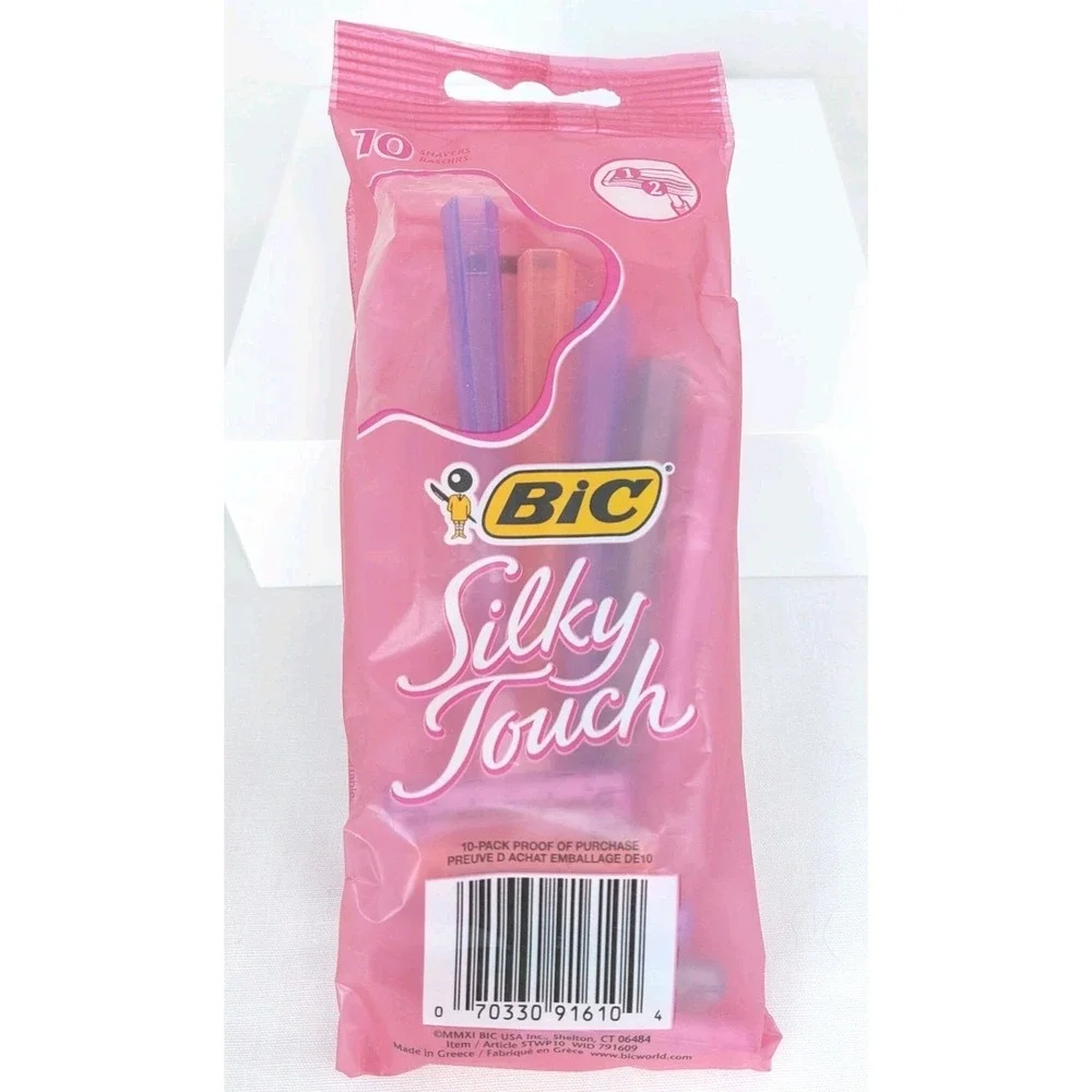 BIC Silky Touch Women's Disposable Razors With 2‎ Blades 10 Count (Pack of 1)